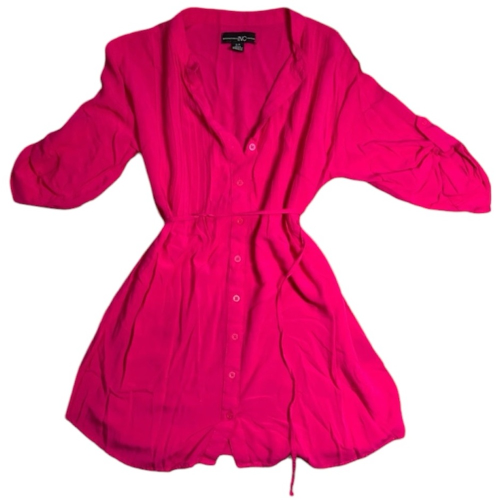 INC Pink Tie Top